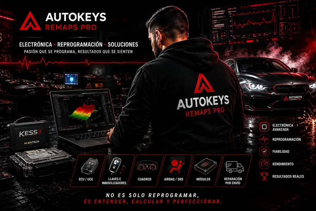 Laboratorio Autokeys Remaps Pro para talleres de automoción